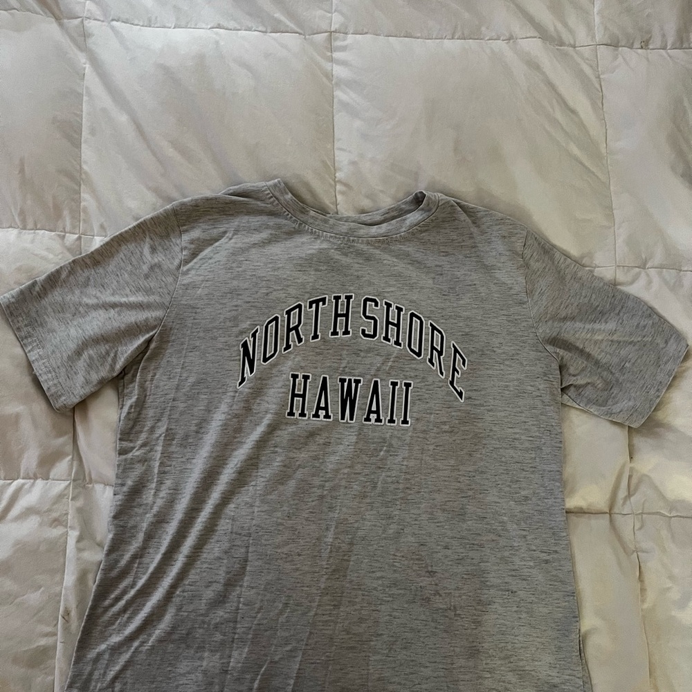 ROMWE Gray Short Sleeve Tee Casual Style